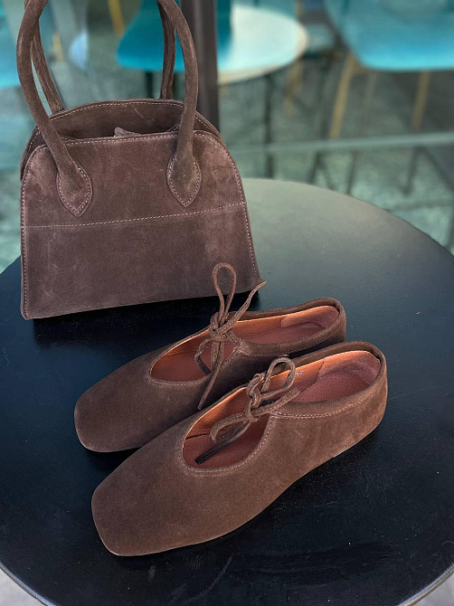 SEE SEVEN Балетки жіночі SEE SEVEN 1770 шоколадні (весна-осінь, замша натуральна) (5848) Коломия - фото 10