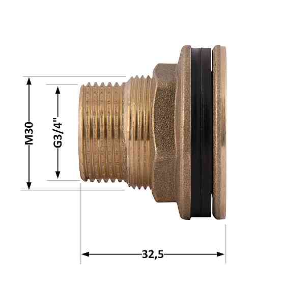 Врезка Thermo Alliance Standart 3/4