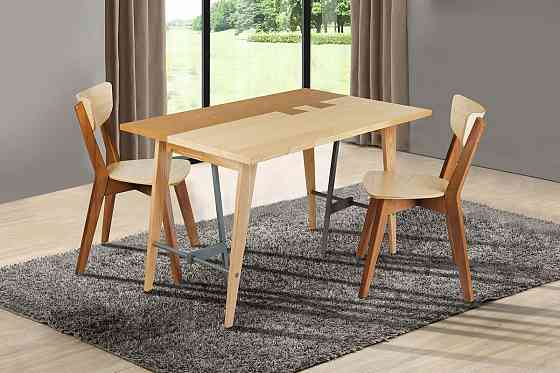 Стіл  Дублін (120/75) каркас натур/столеш горіх--- Киев
