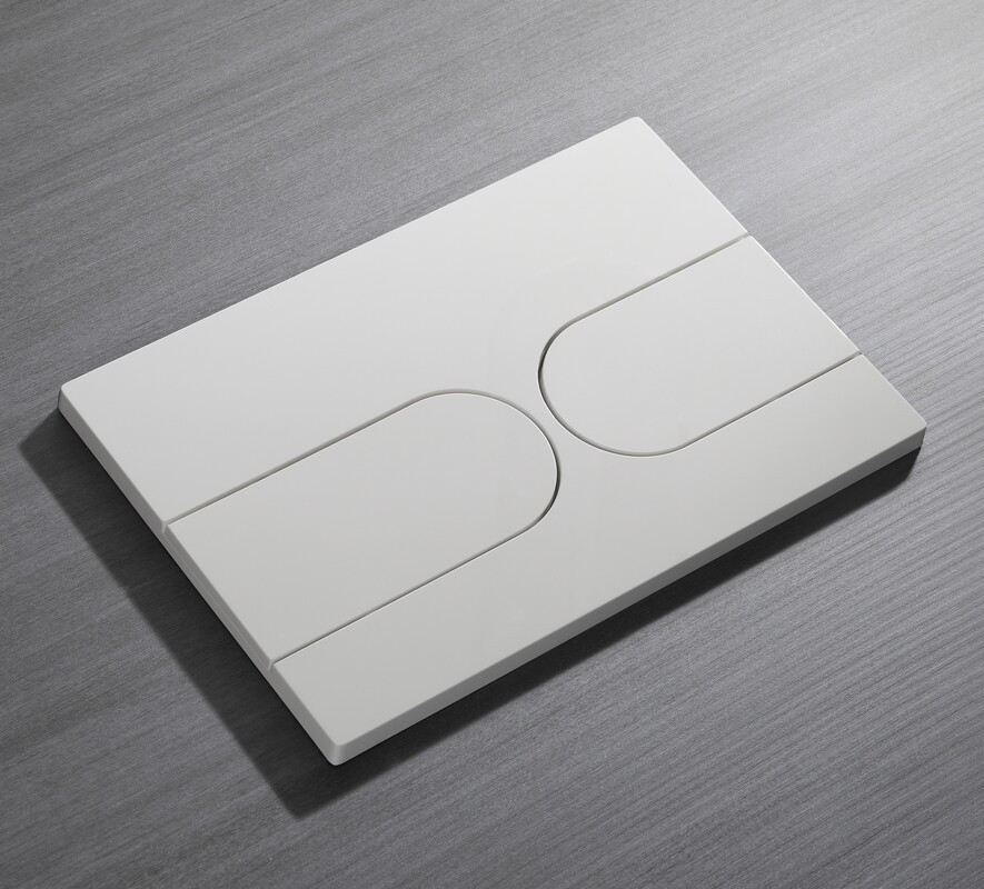 Панель змиву Koer KT-0604-03 240x160x10mm пластикова, кнопка закруглена   ( KR5322 ) 32383 Харьков - изображение 6