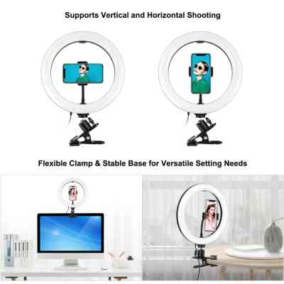 Набір блогера Puluz Ring USB LED lamp PKT3126B 10.2&quot; + зажим (PKT3126B) Вінниця
