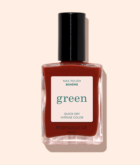 Еко-лак для нігтів Manucurist GREEN Dark Pansy - глибокий бордовий колір, 15мл Слов'янськ - фото 2