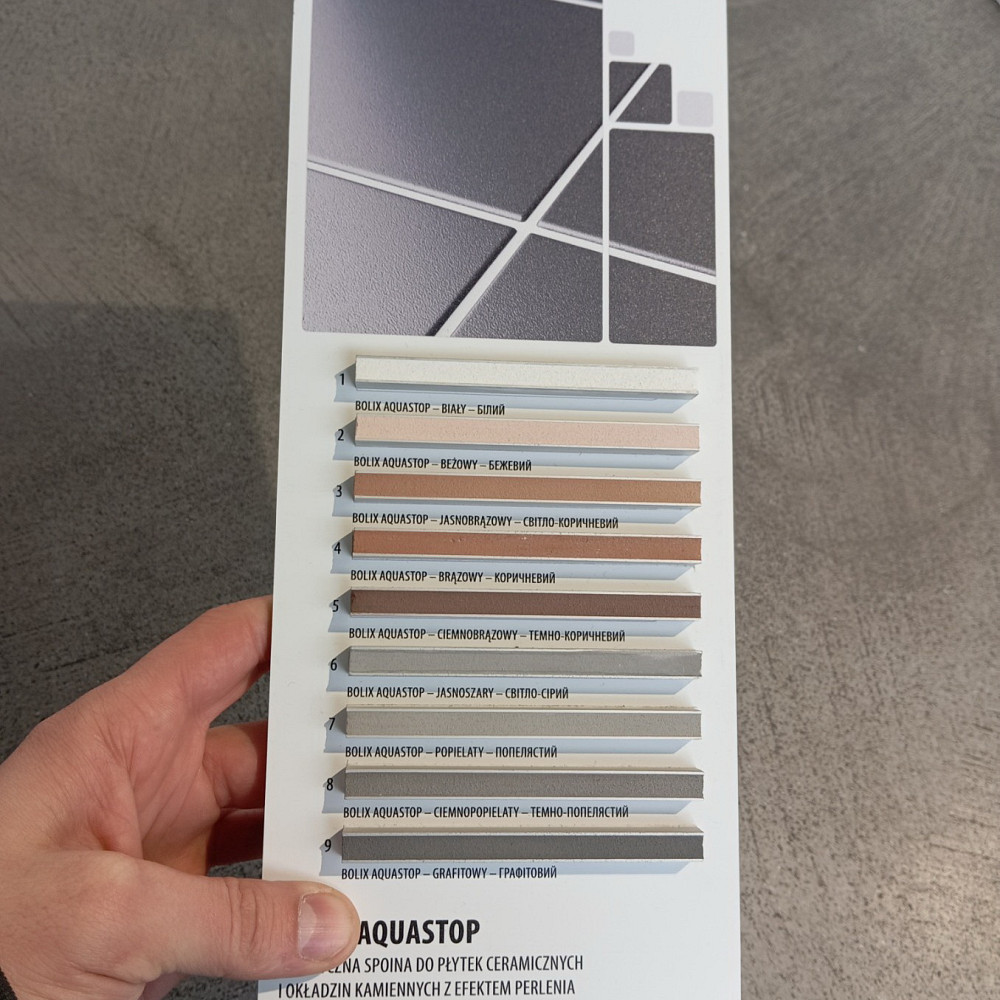 Еластична суміш для затирання швів Bolix AQUASTOP світло-сірий 2 кг Киев - изображение 3