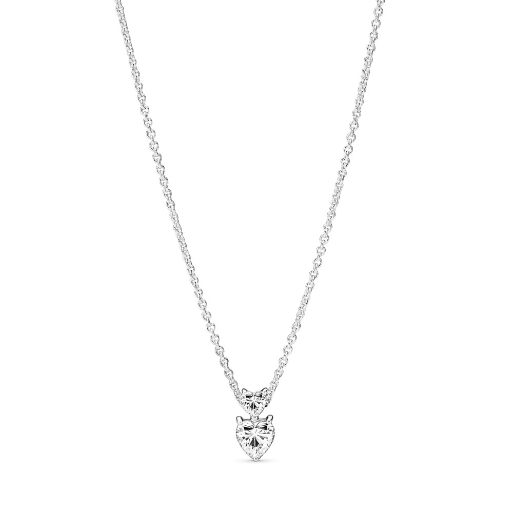 Срібне намисто Pandora Два серця 391229C01 Київ - фото 1