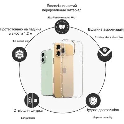 Чохол до мобільного телефона Drobak Acrylic Case для Apple iPhone 14 (949413) Вінниця - фото 3