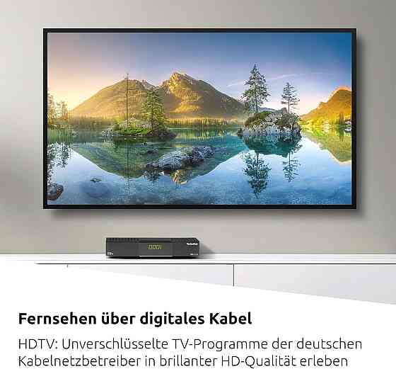 Ресивер TechniSat HD-C 233 черный DVB-C HDTV HDMI SCART USB 2.0 EPG MPEG-4 H.264 цифровой кабельный приёмник Киев