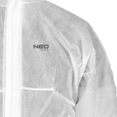 Костюм рабочий Neo Tools для окрашивания, материал нетканый полипропилен, плотность 50 г/м2, XXXL, белый (81-850-XXXL) Винница - изображение 10
