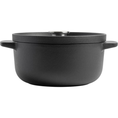 Каструля KitchenAid Matte Oven-to-table, чавунна з кришкою 3,3 л, чорна (CC004899-001) Вінниця - фото 2