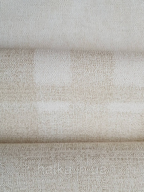 Шпалери вінілові на флізелін гарячого тиснення Marburg Natural vibes метрові клітка під тканину пісочний Київ - фото 4