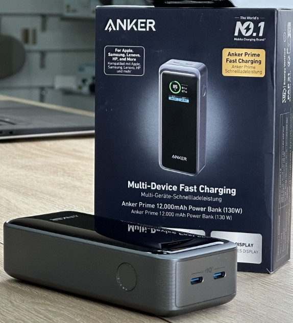 Повербанк Anker Prime Power Bank 12000mAh 130W A1335 телефон ноутбук. Харків - фото 7