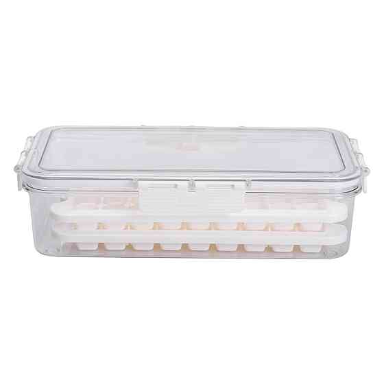 Контейнер для заморозки льоду з кришкою, бежевий Київ