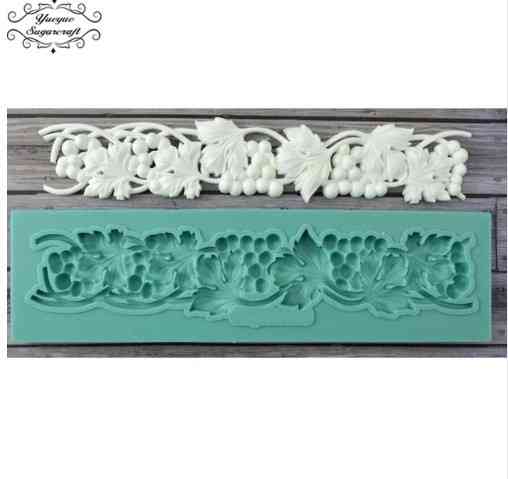 Молд кондитерський "Виноград" - розмір 13,5*3,6 см, силікон Київ