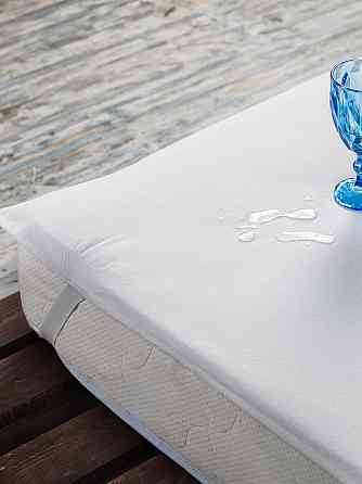 Ecotton Комплект Aqua-stop Ecotton Наматрацник односпальний 90х200 з наволочками 50х70 з гумкою Коломия