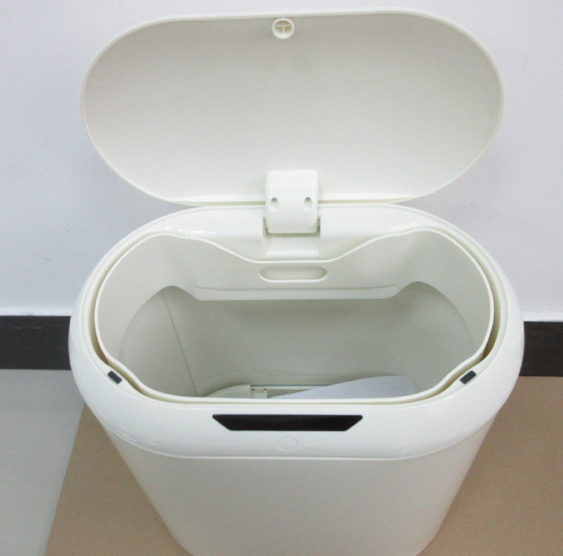 Сенсорное мусорное ведро Mixxus Premium Topper-TC0112 12 литров овальное белое MI7082 Харьков - изображение 8