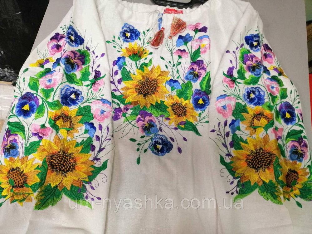 Натуральна Блузка з вишивкою вишиванка "Маріанна" для жінок S-3XL Кривий Ріг - фото 5