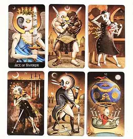 Карты Таро Deviant Moon Tarot, Таро Безумной луны, колода с 78 карт для гадания Киев