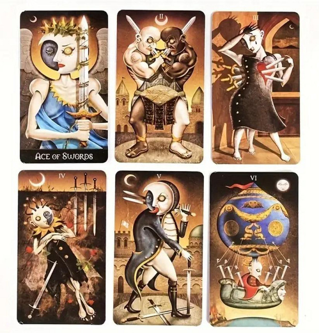 Карты Таро Deviant Moon Tarot, Таро Безумной луны, колода с 78 карт для гадания Киев - изображение 6