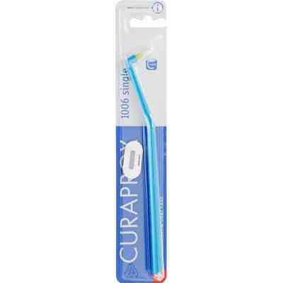 Зубна щітка Curaprox CS 1006 Single &amp; Sulcular 6 мм Монопучкова Блакитна (CS 1006-03) Вінниця