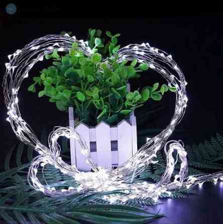 Гірлянда роса 10 метрів гірлянда капля роси з режимами Niki Light 100 лед гірлянда на пульті гірлянда юсб біла Київ