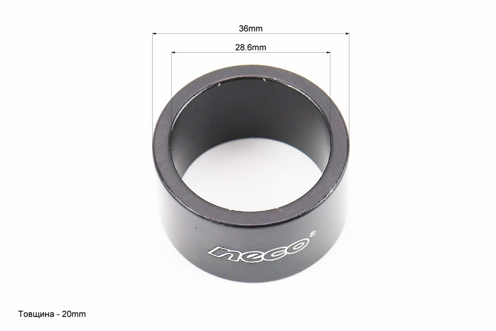 Кільце вилки 1-1/8 h20мм, чорне Киев - изображение 2