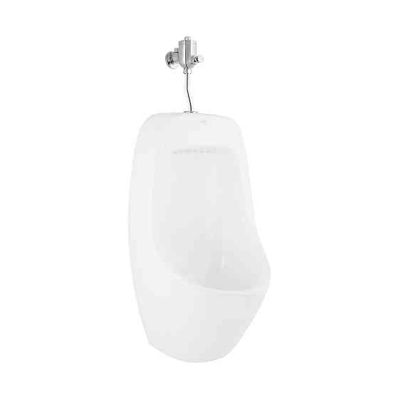Пісуар підвісний Qtap Crow з краном-дозатором 390х330х660 White QT0588112HW Київ