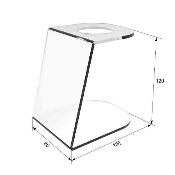 Підставка під морозиво EKOSTAR на 1 ріжок. Акрил 3 мм Київ