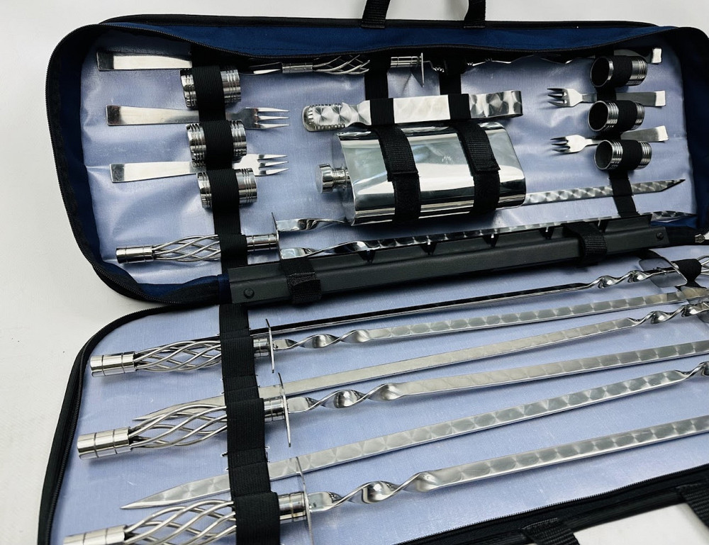 Набір шампурів Планшет Ексклюзив HAPPY DAYS Шампури в чохлі Тернопіль - фото 3