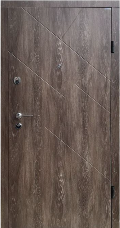 Двері вхідні Бастіон Кордон Бавовна Дуб портовий 860х2050 мм Київ