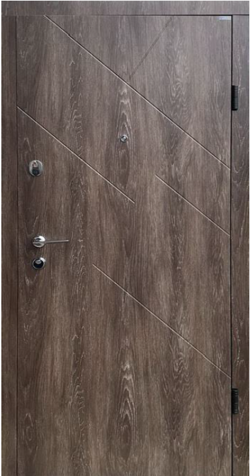 Двері вхідні Бастіон Кордон Бавовна Дуб портовий 860х2050 мм Київ - фото 1