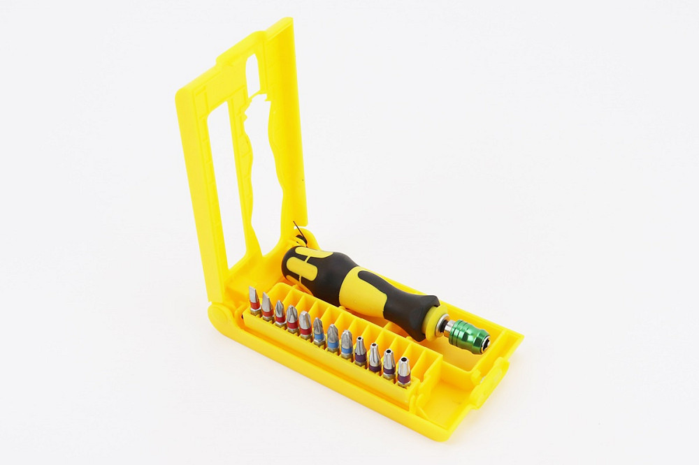 Біти викруткові 12шт 1/4" з телескопічним тримачем 40-0143 Київ - фото 1