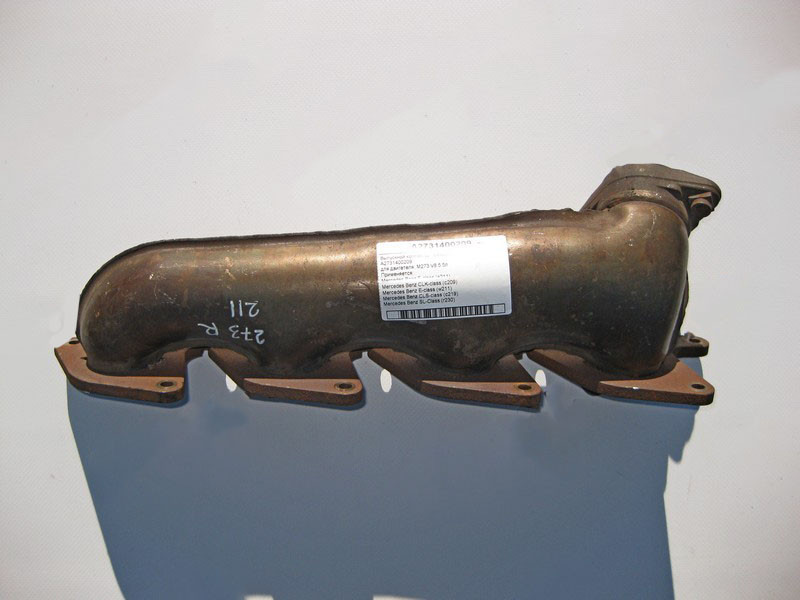 Mercedes-Benz  A2731400209 Випускний колектор правий двигуна M273 V8 5.5л E-Class W211 CLS C219 SL R230 CLK C209 Одеса - фото 2