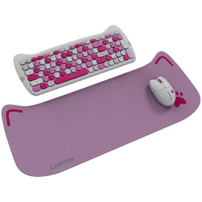 Комплект Canyon HSET-W6 Kitty Edition Wireless UA Pink (CNS-HSETW6PK) Вінниця - фото 2
