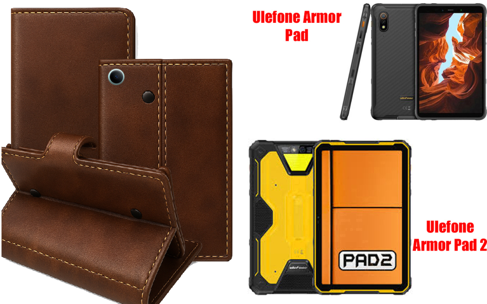 Книжка-трансформер для планшета Ulefone Armor Pad, Armor Pad 2, колір Black Buno-Red Київ - фото 1