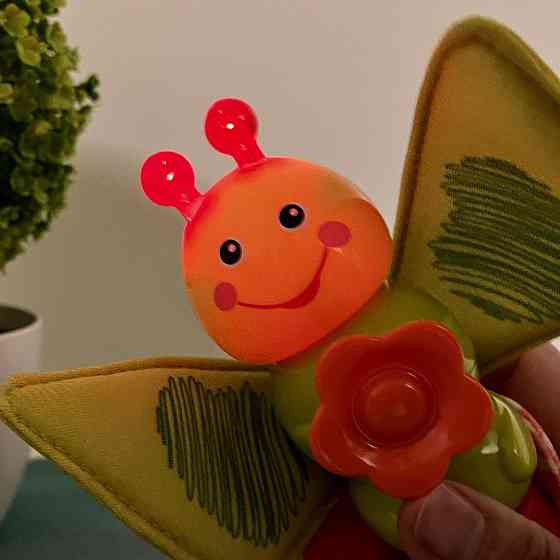 Брязкальце дитяче Limo Toy Метелик 20 см (HB-0033) Чернигов