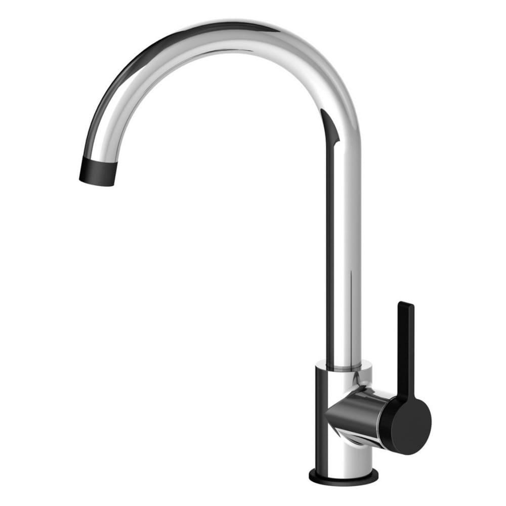 Змішувач для кухні високий VOLLE MORA cromo+de la noche хром/чорний 1537.110125 Київ - фото 1