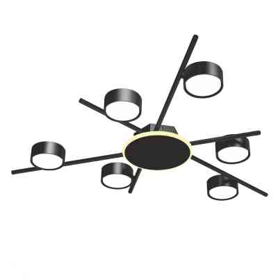 Світильник Videx під лампу 6xGX53 накладний з підсвіткою (VL-SPF22B-BB) Вінниця