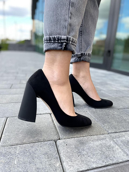 Туфлі жіночі TEE Tspace -2 чорні (весна-осінь, еко-замша) (4732) 38 Коломыя - изображение 1