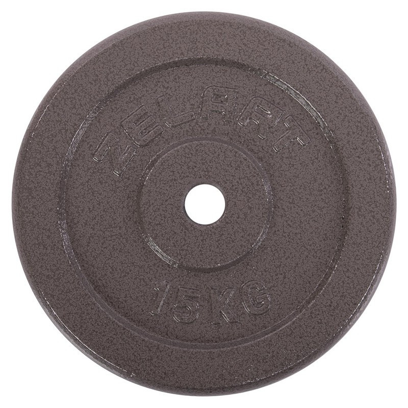 Диск сталевий 15 кг 30 мм Zelart-7789-15 Гантелі, гирі, штанги і диски Київ - фото 2