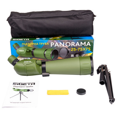 Подзорная труба Sigeta Panorama 25-75x75 (65722) Винница - изображение 5
