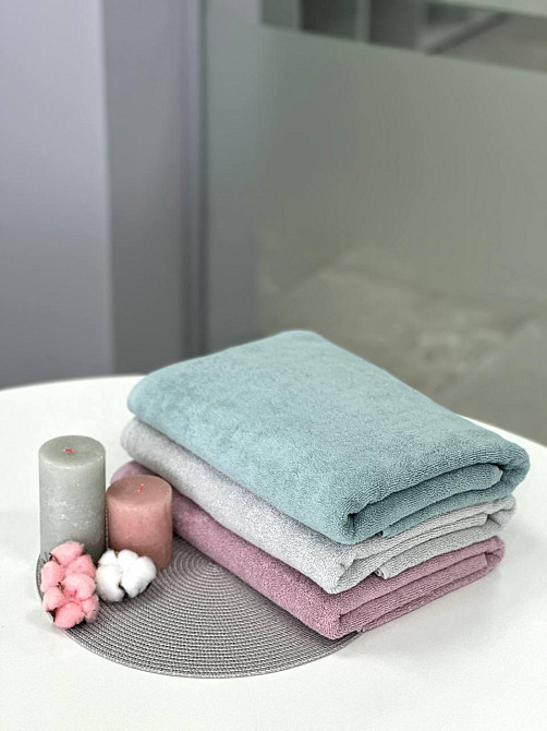 Комплект рушників Ideal Textile Pastel 30х70+50х90+70х140 см 500 г/м2 (56861109) Чернівці - фото 10