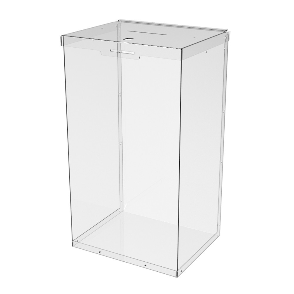 Ящик EKOSTAR с замком для пожертвований и сбора денег 250x200x440. Объем 22 литров Киев - изображение 2