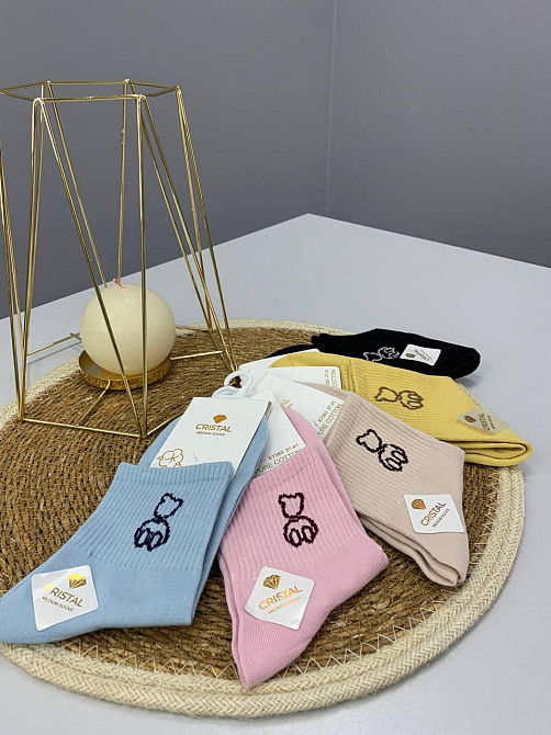 Носки женские со стильными мишками р.37-40 Черновцы - изображение 7