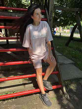 Літній костюм oversize unisex - BARBIE  (шорти + футболка) Чернівці