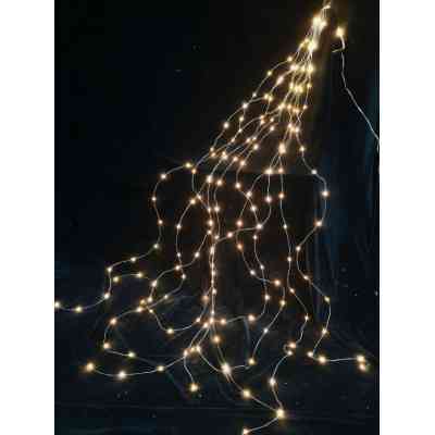Гирлянда Chomik Оберемок струн 200 LED 10х2 м, теплий білий, IP44, від мережі (5900779901780) Винница