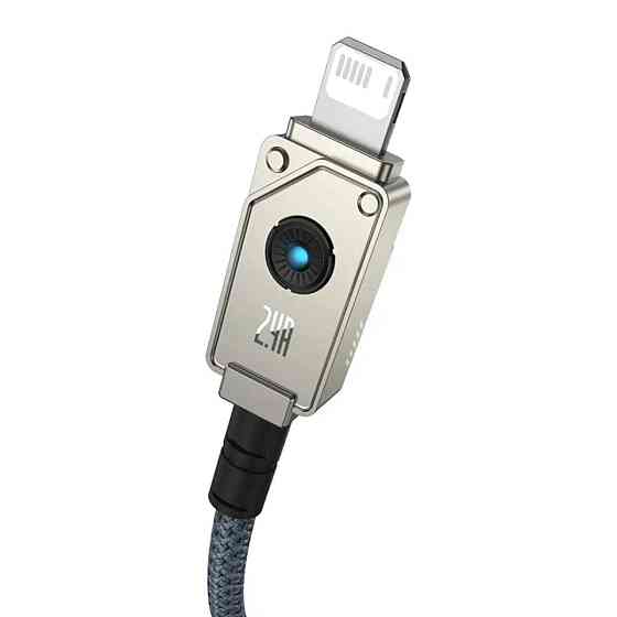 Кабель Type C - Lightning Baseus Unbreakable Series Fast Charging Data Cable USB to iP 2.4A 2m Stellar White P10355802221-01 Одеса