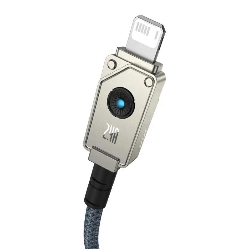 Кабель Type C - Lightning Baseus Unbreakable Series Fast Charging Data Cable USB to iP 2.4A 2m Stellar White P10355802221-01 Одеса - фото 5