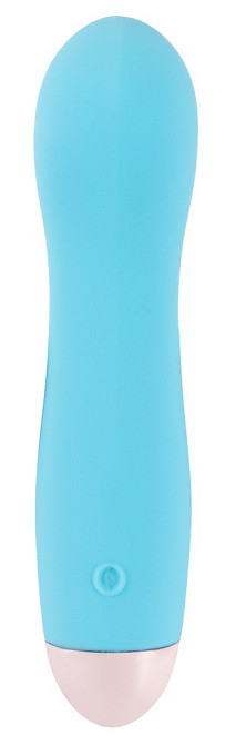 Синій міні вібромасажер Cuties Mini Vibrator із 7 різними вібраційними режимами Sex Aura Київ - фото 3