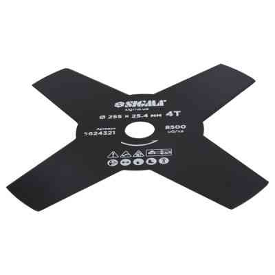 Нож для триммера Sigma 255x25.4мм, 4Т (5624321) Винница