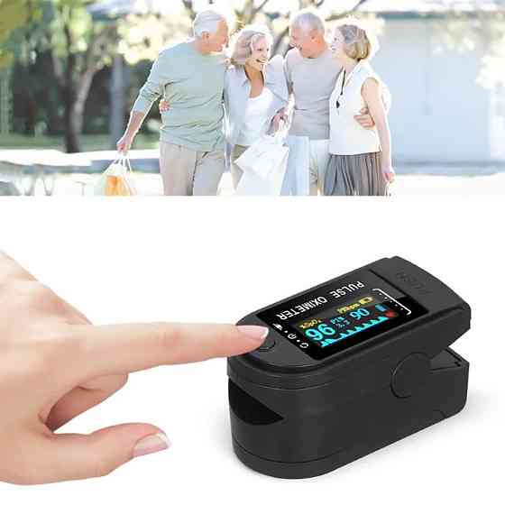 Пульсоксиметр TFT на палец SP2 / Портативный пульсометр / Оксиметр на палец / Измеритель пульса и кислорода Киев