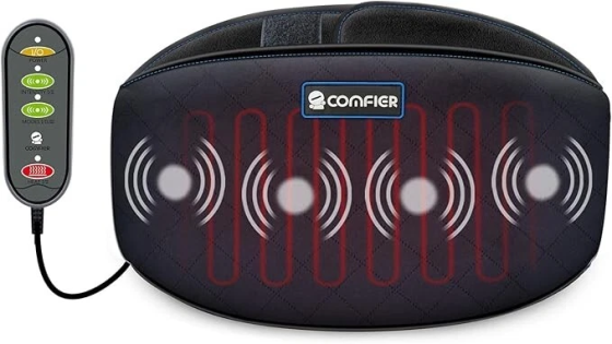 Електрична нагрівальна подушка, вібраціний масажер при болю у спині, менструальних спазмах, дискомфорту у шлунку, артриті ніг і т п Comfier CF-6006N Луцк